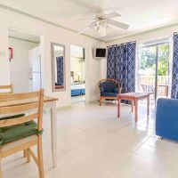 one bedroom with two twin beds   living room and kitchenette copy